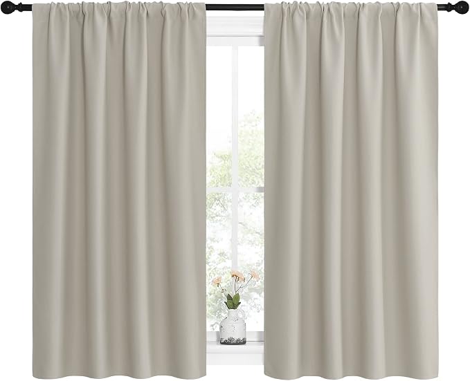 NICETOWN Blackout Curtains for Living Curtains, Room Darkening Window Curtain - Image 2