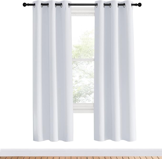 NICETOWN White Room Darkening Draperies and Curtains, 34 by 70 Inch, Home - Image 2