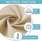 RYB HOME Basement Bathroom Kitchen Cafe Privacy Curtains, Short Insulating - Image 6