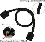6 Pack Black Strong Magnetic Curtain Tiebacks Outdoor Elegant Decorative Tie - Image 3