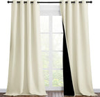 NICETOWN Thermal Insulated 100% Blackout Curtains, Noise Reducing Performance by NICETOWN