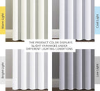 H.VERSAILTEX White Curtains for Sliding Glass Door Room Divider Curtains Noise - Image 4