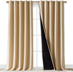 NICETOWN Thermal Insulated 100% Blackout Curtains, Cold Noise Reducing - Image 2