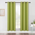 NICETOWN Blackout Window Curtains 70" L, 2 Panels, 34 inch, Fresh Green by NICETOWN