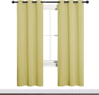 NICETOWN Bedroom Curtain Panels Blackout Draperies, Thermal Insulated Solid - Image 2