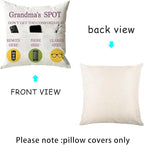 ONFAON Grandma Gifts, Grandma's Spot Throw Pillow Covers 18x18 Inch, Put Phone - Image 4