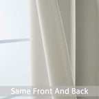 Yakamok Blackout Curtains Room Darkening Thermal Insulated Grommet top Window - Image 6