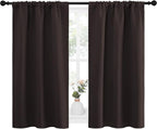 NICETOWN Kitchen Curtains, Short Blackout Curtains & Drapes, Energy Smart Noise - Image 2