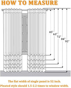 RYB HOME Linen Curtains Sheer - Image 6