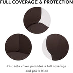 PureFit Super Stretch Sofa Slipcover – Spandex Non Slip Soft Couch Sofa Cover - Image 4