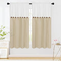 FRAMICS Farmhouse Cotton Linen Curtains by FRAMICS