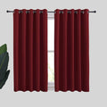 NICETOWN Christmas Burgundy Window Curtains Blackout Drapes, Thermal Insulated by NICETOWN