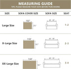 MYSKY HOME Chenille Sofa Slipcovers Sage Green Sofa Covers - Image 6