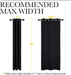 NICETOWN Halloween Bathroom Blackout Curtains and Drapes - Image 7