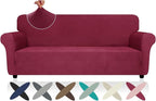 ZNSAYOTX Super Stretch Couch Cover, New Striped Sofa Covers Fitted Slipcovers by ZNSAYOTX