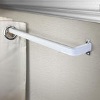 Blu-Pier Tech Heavy Duty Single Rod, Lock Seam Curtain Rod 28 to 48-Inch - Image 3