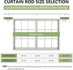 5/8” Diameter Curtain Rods 30-120 Inch, - Image 2