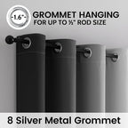 SimpleHome Ombre 100% Blackout Curtains - Image 3