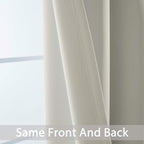 Yakamok Room Darkening Blackout Curtains Thermal Insulated Grommet Curtain - Image 5