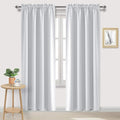 DWCN White Curtains for Living Room Thermal Insulated, Energy Saving & Noise by DWCN
