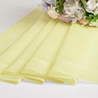 Chyhomenyc Sheer Tier Curtains 24 Inch Length - Image 9