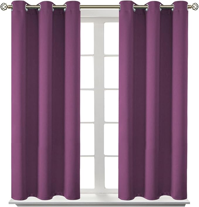 BGment Room Darkening Curtains 54 Inches Long by BGment