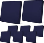 Newwiee 8Pcs Patio Cushion Covers Stretch Outdoor Cushion Cover Replacement by Newwiee