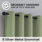 SimpleHome 100% Blackout Curtains - Image 5
