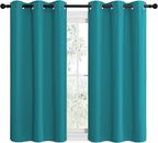 NICETOWN Room Darkening Curtains 50 inch Length 2 Panels, Thermal Insulated - Image 2