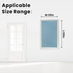 Self Adhesive Curtains, Use for Bedroom, Lake Blue, 1 Panel - Image 7