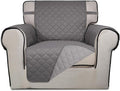 PureFit Reversible Quilted Sofa Cover, Water Resistant Slipcover Furniture by PureFit