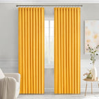 MIULEE Yellow Back Tab Blackout Curtains 72 Inches Long 2 Panels Set - Image 9
