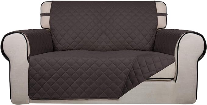 PureFit Reversible Quilted Sofa Cover, Water Resistant Medium Slipcover by PureFit