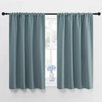 NICETOWN Greyish Blue Blackout Curtains Panels by NICETOWN