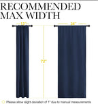 NICETOWN Blackout Curtains for Living Curtains, Home Decorations Thermal - Image 6