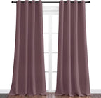 NICETOWN Dry Rose Blackout Curtains 90" Long - Image 2
