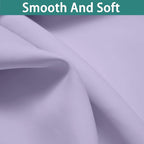 Yakamok Full Blackout Curtains 45 Inches Long, 2 Thick Layers Grommet Top - Image 7