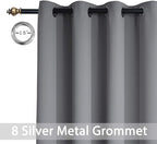 Yakamok Blackout Curtains Room Darkening Thermal Insulated Window Panels - Image 3