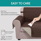 U-NICE HOME Recliner Chair Covers Reversible Quilted Water Repellent Pet - Image 4