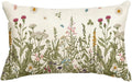 AVOIN colorlife Wildflowers Fall Throw Pillow Cover, 12 x 20 Inch Flower by AVOINcolorlife