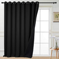 Yakamok 100% Blackout Thermal Insulated Grommet Curtains, Noise Reducing by Yakamok