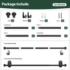 KAMANINA No Drill Curtain Rods for Windows 32 to 58 Inches, 5/8 Inch Renter - Image 6