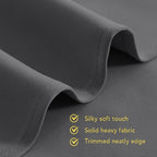 NICETOWN Grey Blackout Curtain Panels - Image 4