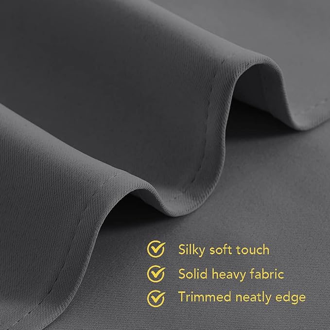NICETOWN Bedroom Curtains Blackout Drapery Panels, 2 Panels, 42 x 80 inches - Image 5