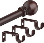 Bronze Curtain Rods for Bedroom by Authandis