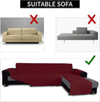 Easy-Going Sofa Slipcover L Shape Sofa Cover Sectional Couch Cover Furniture - Image 4