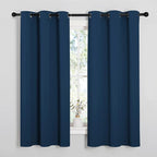 NICETOWN Room Darkening Curtains 63 inch Length 2 Panels, Thermal Insulated by NICETOWN