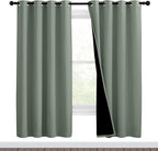 NICETOWN 100% Blackout Window Curtain Panels, Full Light Blocking Drapes by NICETOWN
