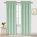 DWCN Blackout Curtains Room Darkening Thermal Insulated Bedroom Curtains Window by DWCN