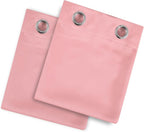 LEMOMO Pink Thermal Blackout Curtains/42 x 72 Inch/Set of 2 Panels Room - Image 9